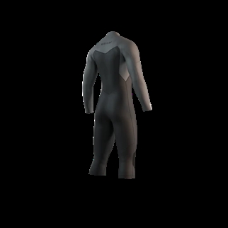 Mystic Motion Longarm Shortleg 4/3 mm Front zip sort ryg